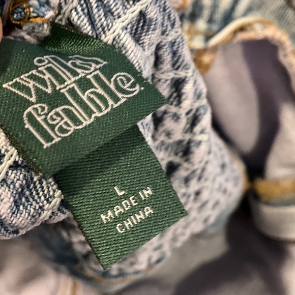 Wild Fable Light blue strapless Cargo jumpsuit - Picture 2 of 3